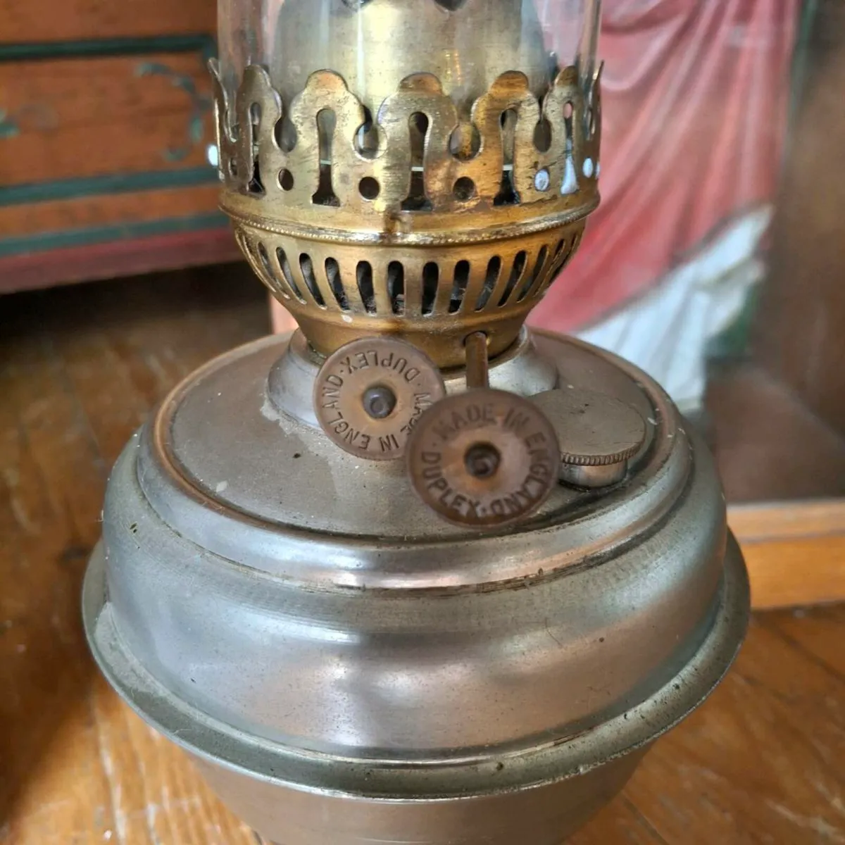 Duplex Brass Oil Lamp - Image 3