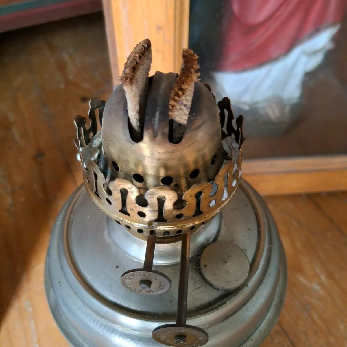 Duplex Brass Oil Lamp - Image 4