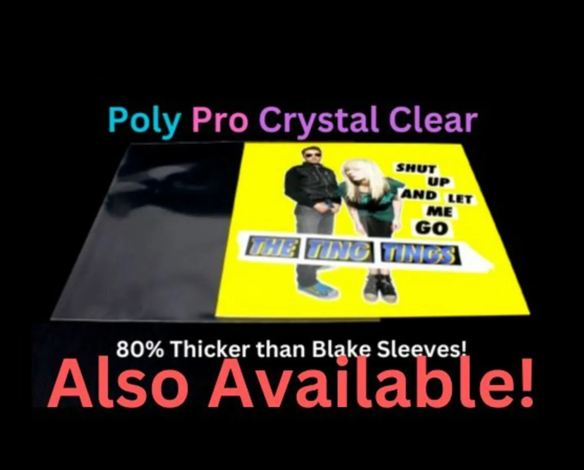 7" Inch Record Plastic Covers 45s Singles SEALABLE - Image 4