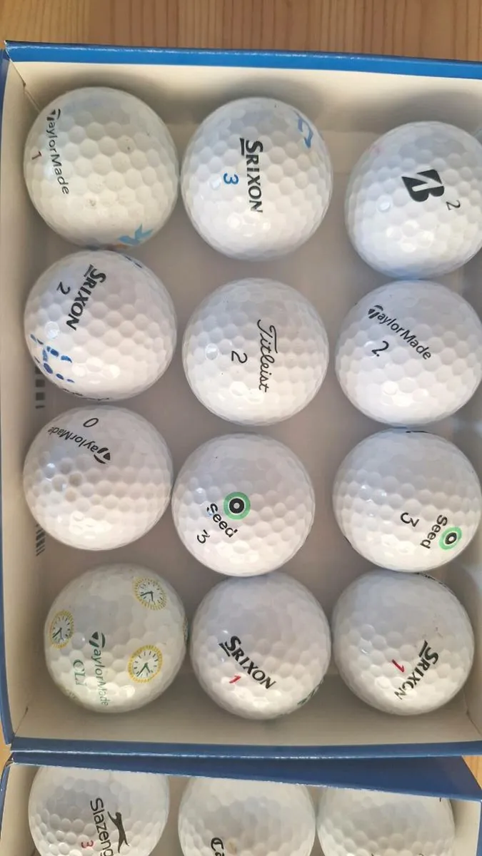 Golf balls used - Image 1