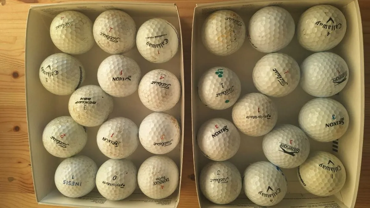 Golf balls used - Image 3