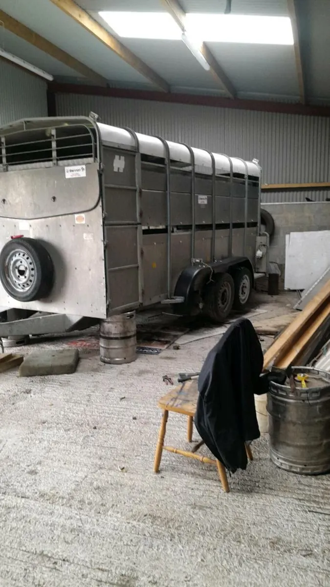Hudson 14by6 tri axle cattle trailer sheep decks - Image 2