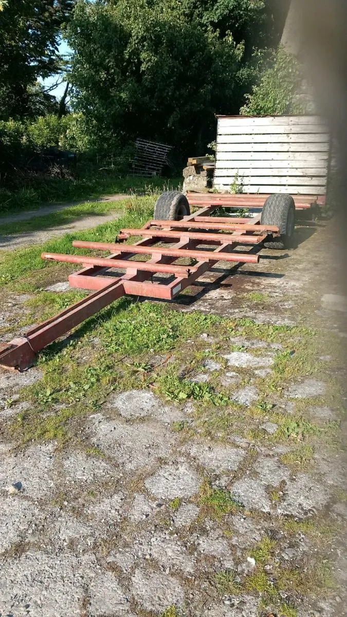 Yard clearance.Bale trailer, mower, wheels,weight - Image 1