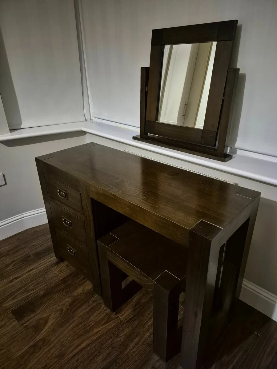 Bedside lockers and dressing table set - Image 1
