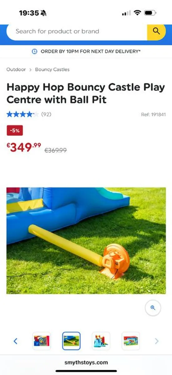 Happy Hop Bouncy Castle Play Centre with Ball Pit - Image 3