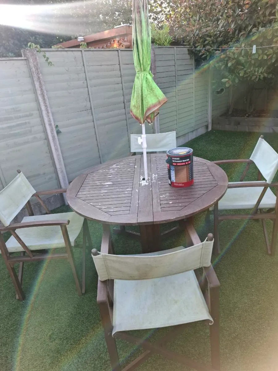 Garden table and Chairs - Image 3
