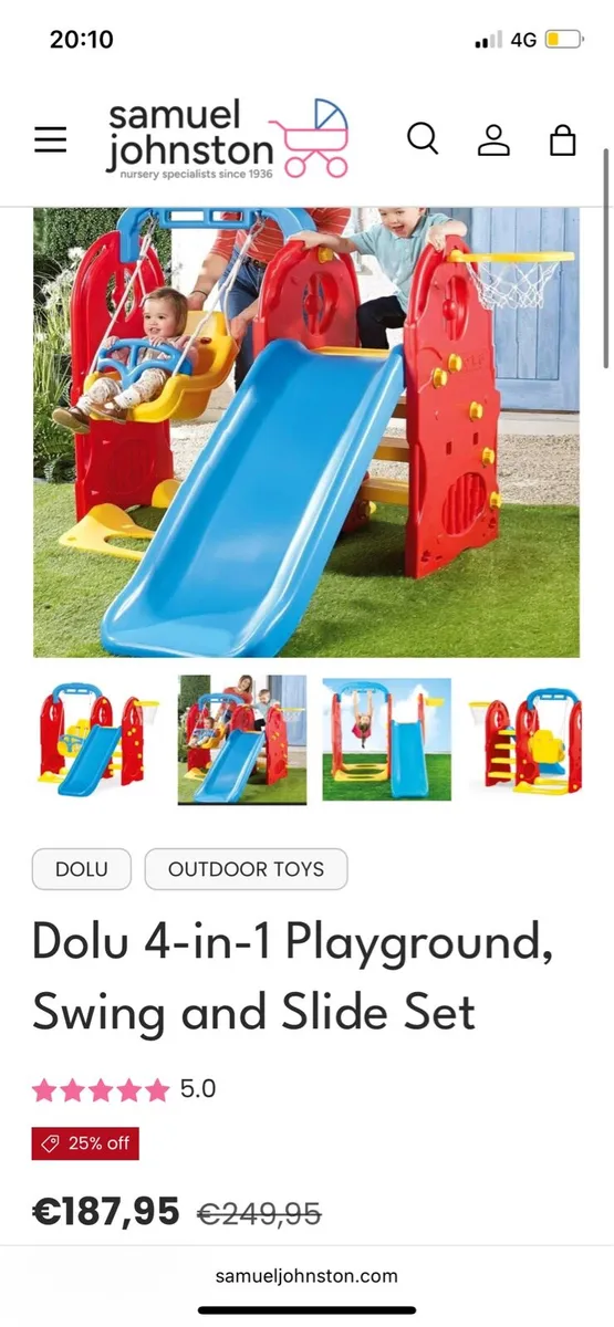Baby swing and slide - Image 2
