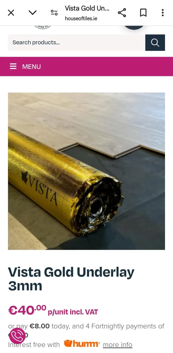 laminate floor underlay - Image 1