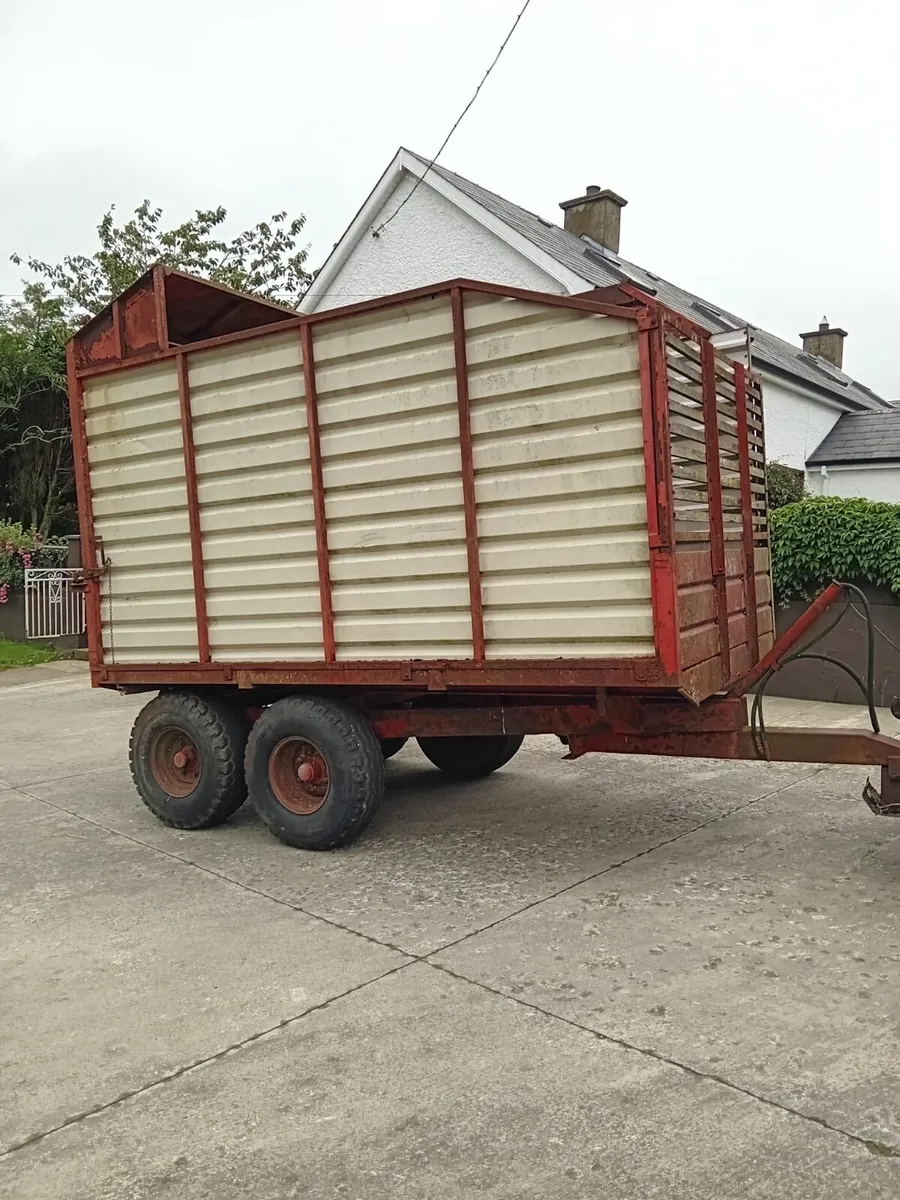Johnston silage trailer