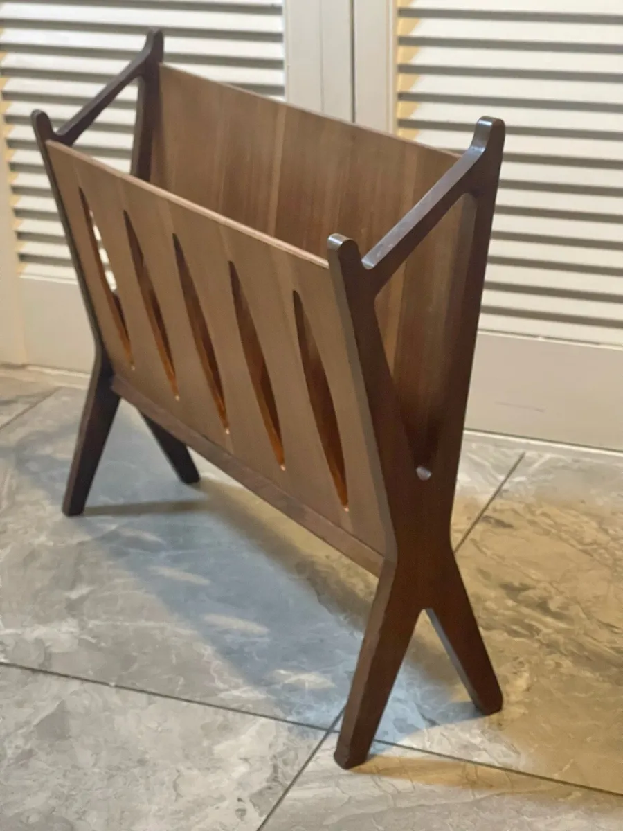 Mid century Danish mag rack - Image 1