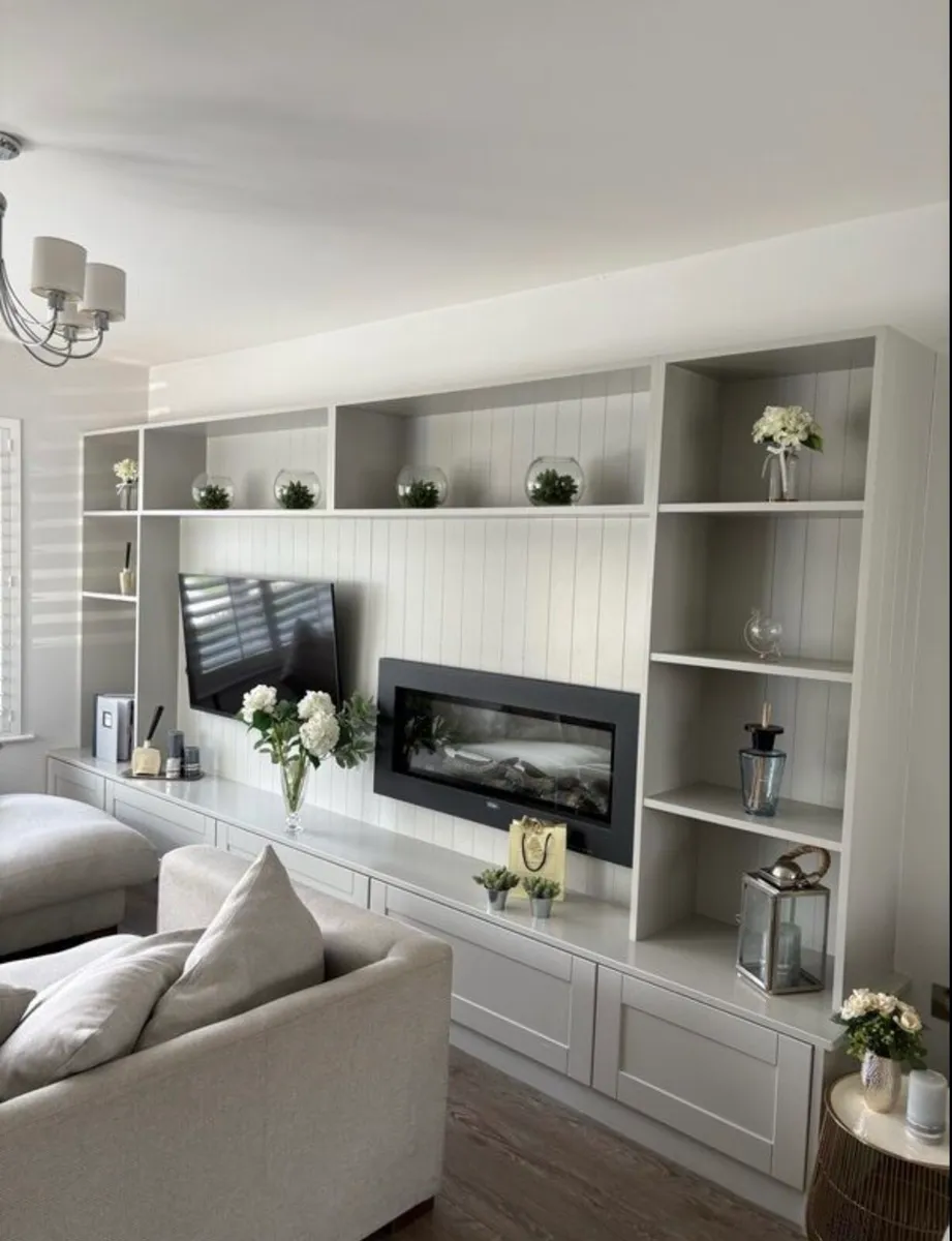 Tv unit with electric fire - Image 4