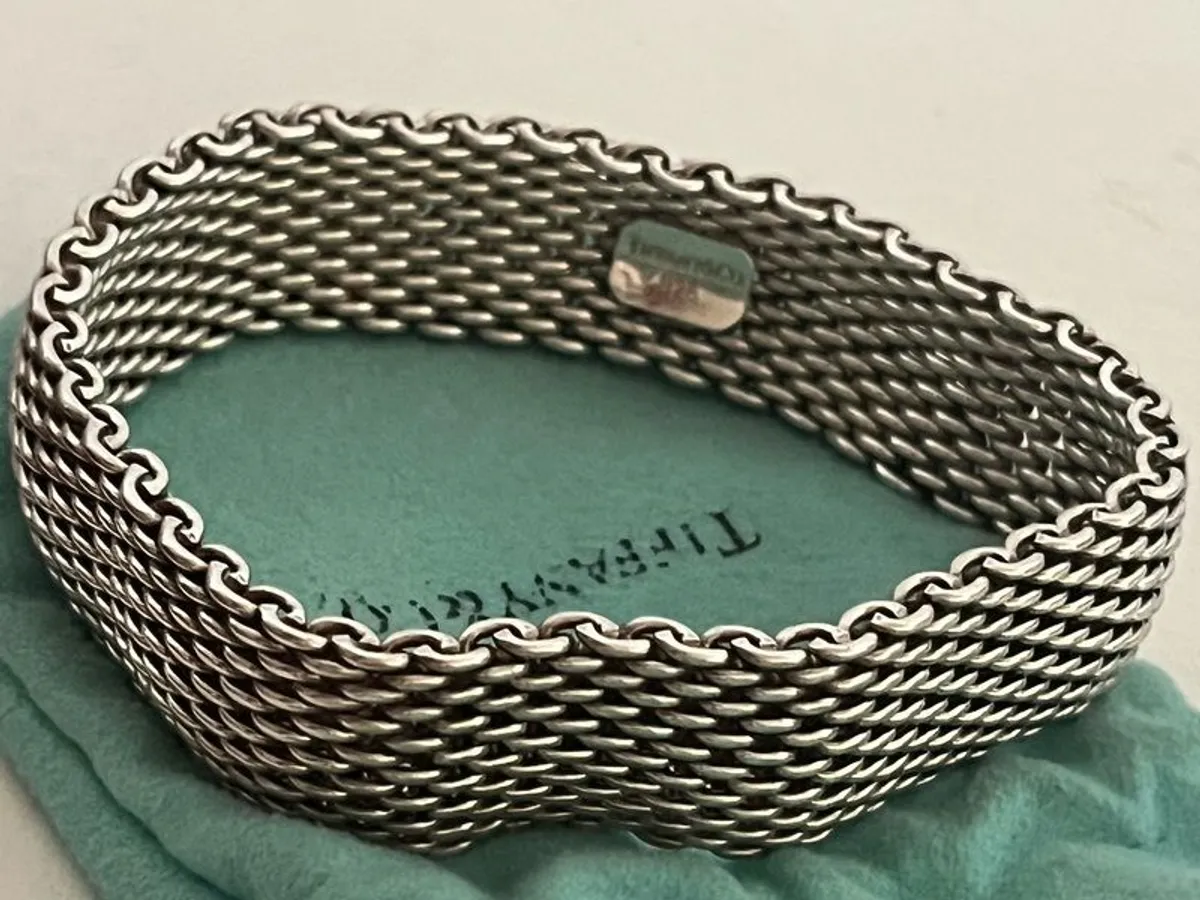 Tiffany & co mesh bracelet - Image 1
