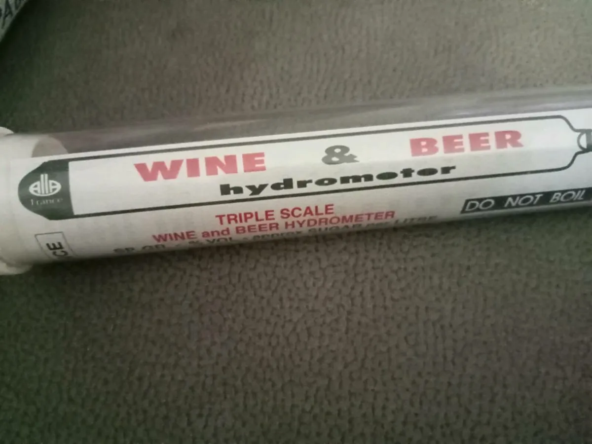 Wine and beer hydrometer new - Image 1