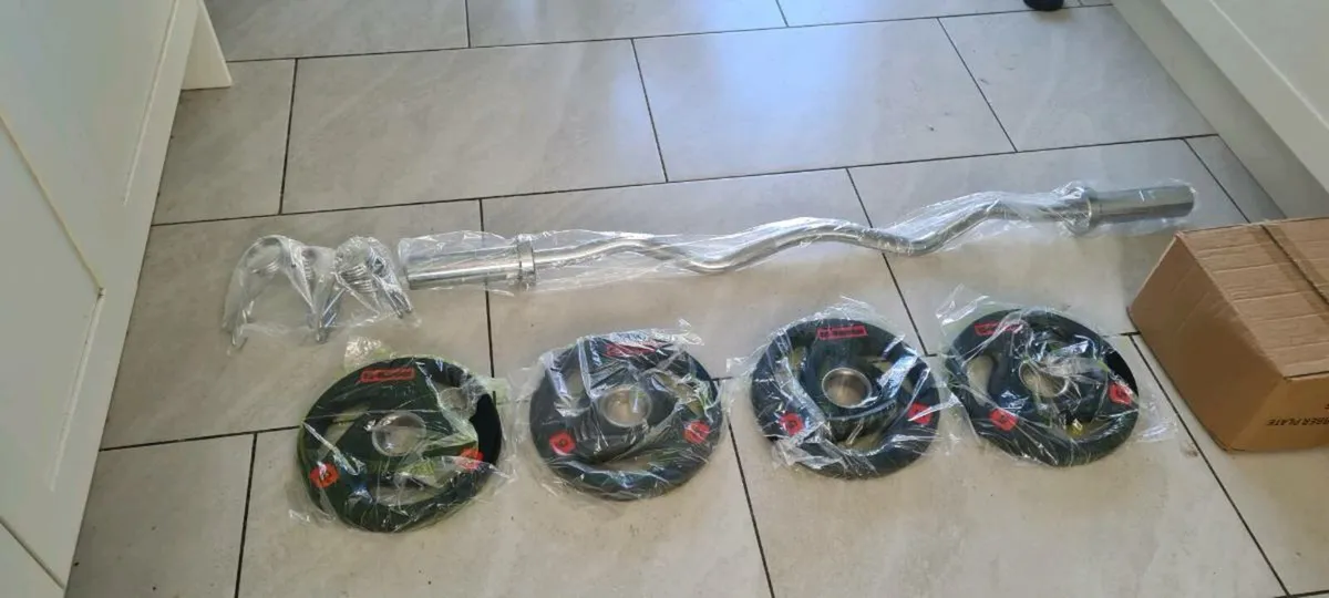 Brand new Olympic weight lifting set - Image 2