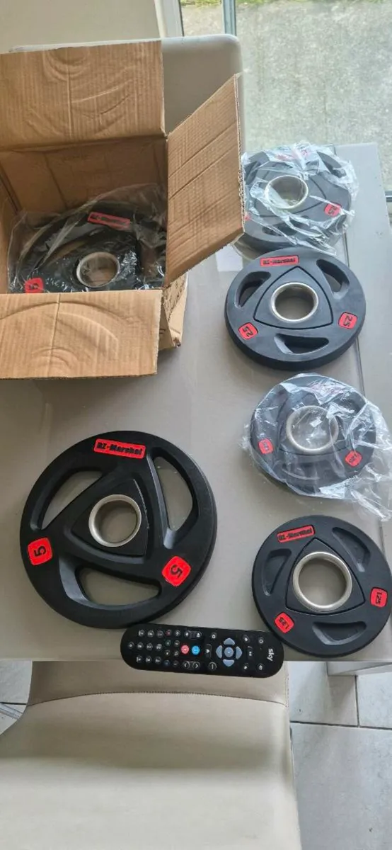 Brand new Olympic weight plates - Image 1