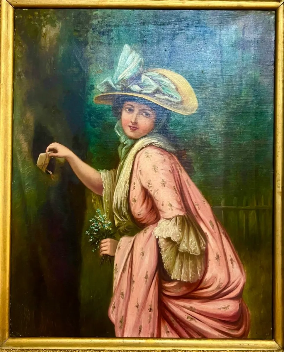 Romantic English School Oil Painting – “The Hidden - Image 4