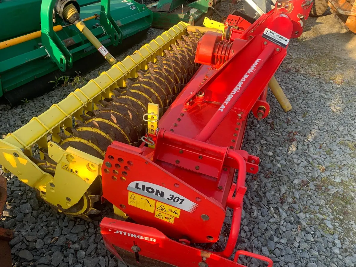 POTTINGER LION 3M POWER HARROW - Image 1