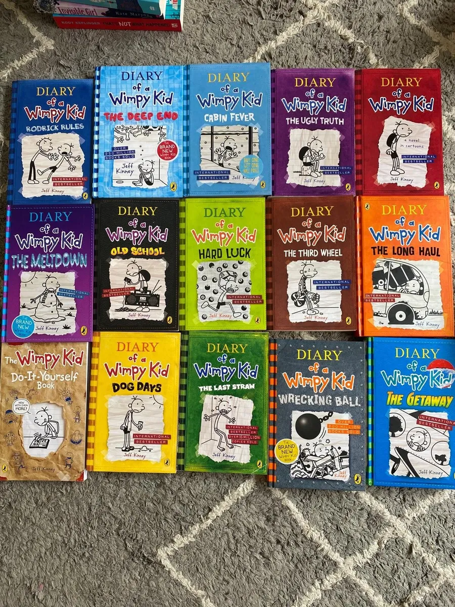 Diary of a wimpy kid book set