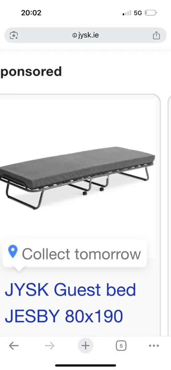 Camp bed
