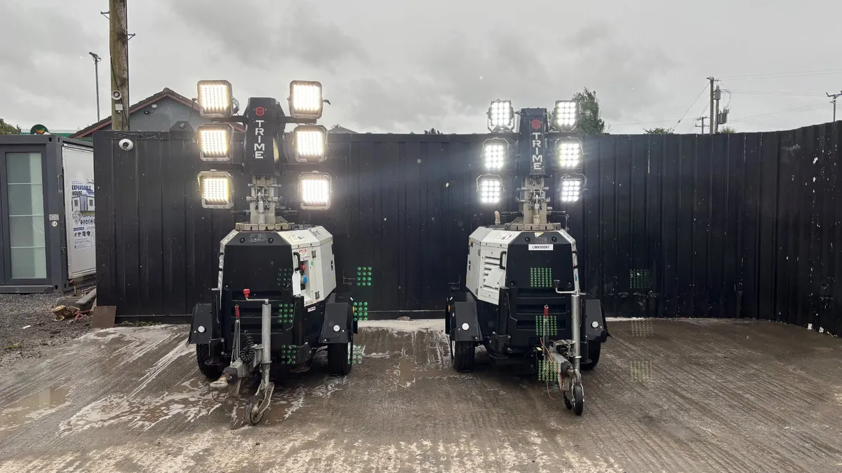 9 Metre Trime Diesel LED Lighting Towers - Image 2