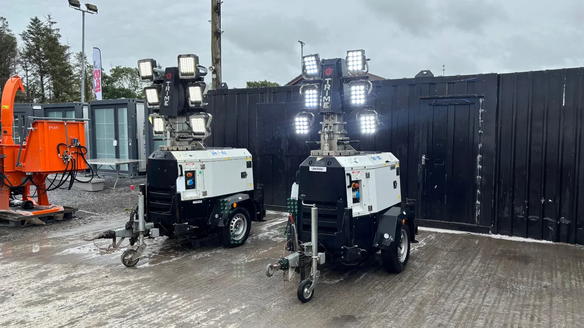 9 Metre Trime Diesel LED Lighting Towers - Image 3