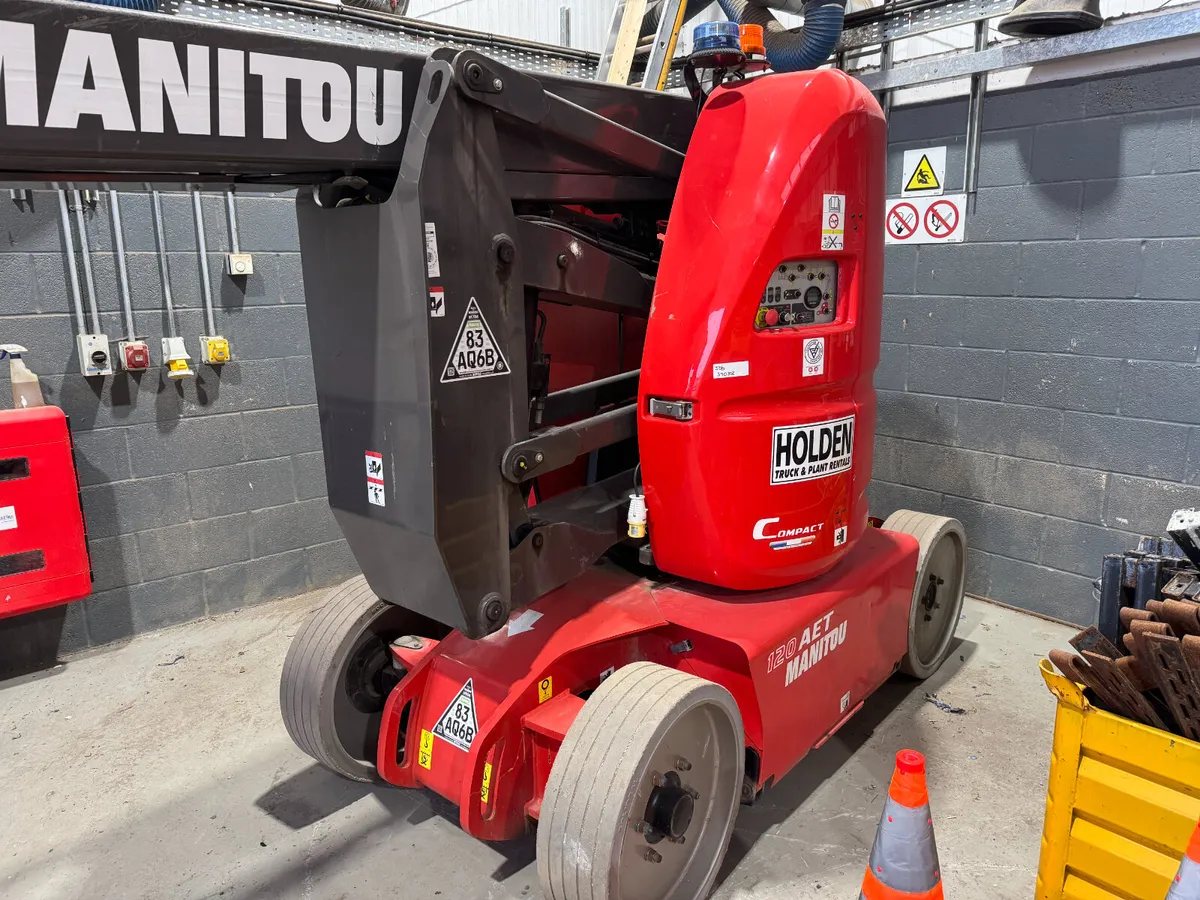 UNRESERVED 2017 MANITOU 120AET ELECTRIC BOOM LIFT - Image 4