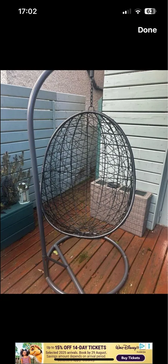 Garden Swing Chair - Image 1
