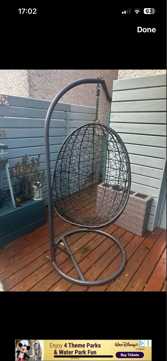 Garden Swing Chair - Image 2