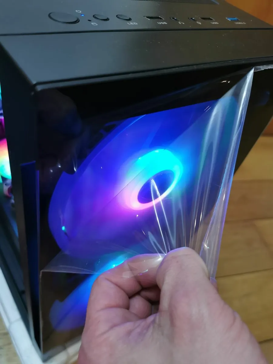 i7 PC GAMING COMPUTER MONITOR 1 TB SSD 10 FANS LED - Image 3