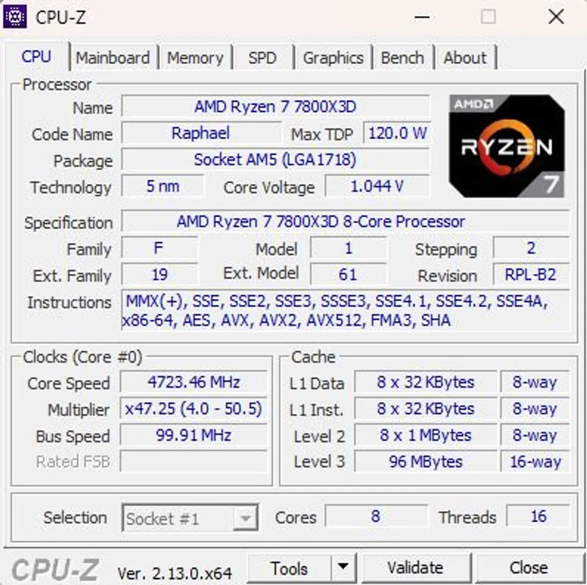 Ryzen 7800X3D - Image 1