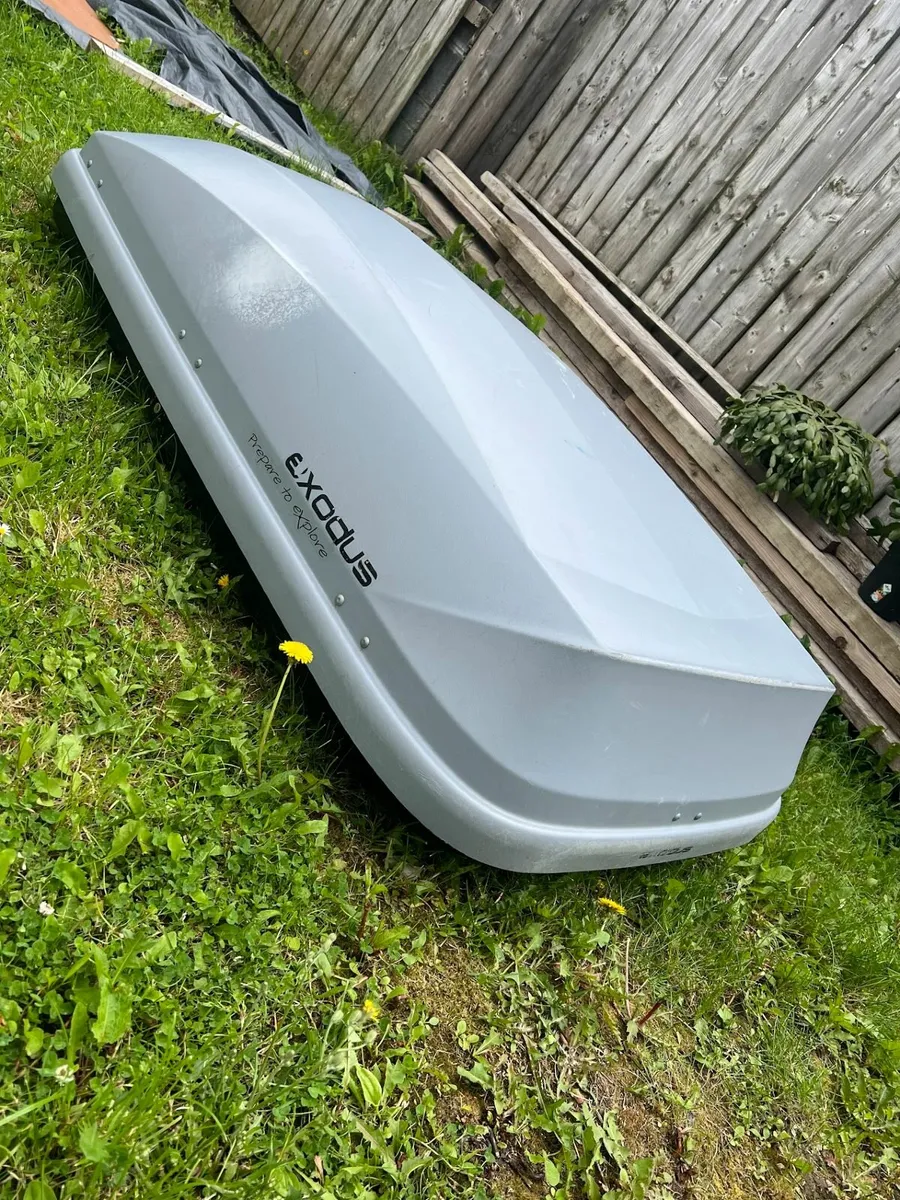 Exodus 420L Silver Rapid Click Attach Roof Box - Image 4