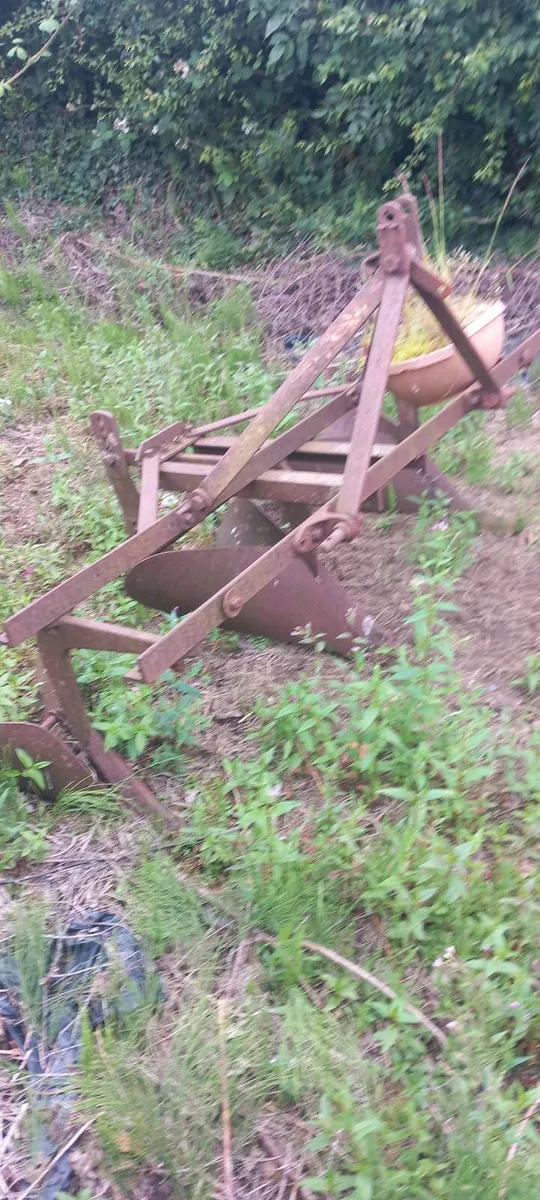 Vintage drill plough
