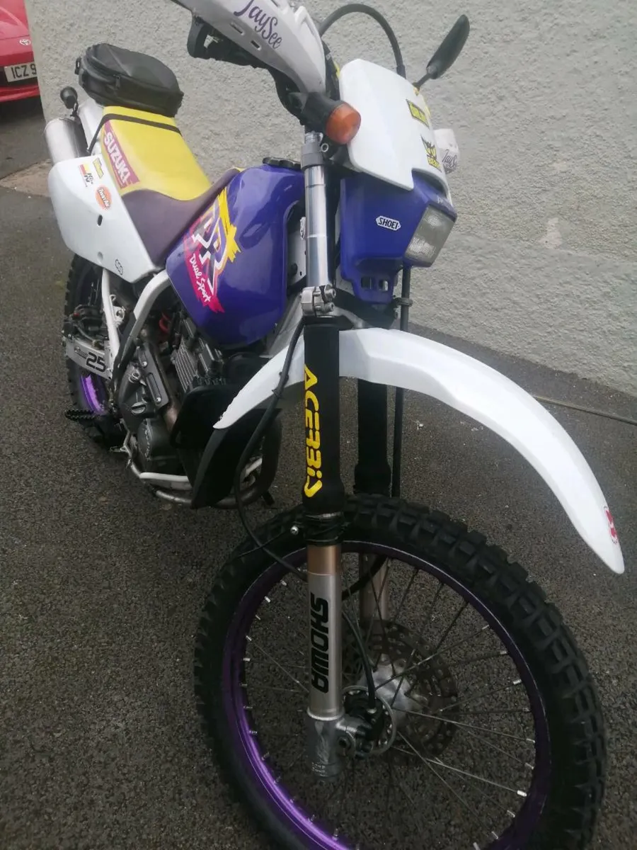 1999 suzuki dr250 electric and kick start - Image 2