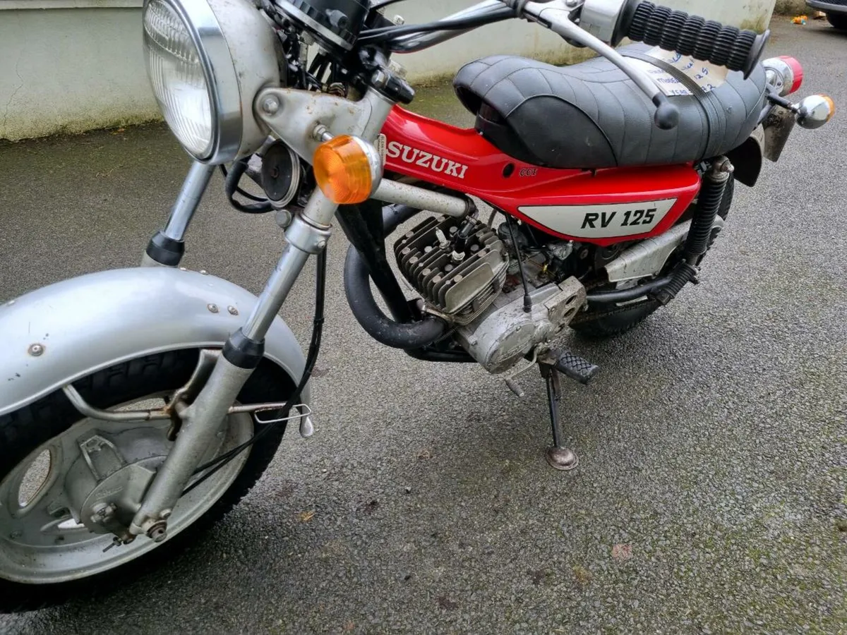 1972 suzuki rv125 2 stroke van van - Image 3