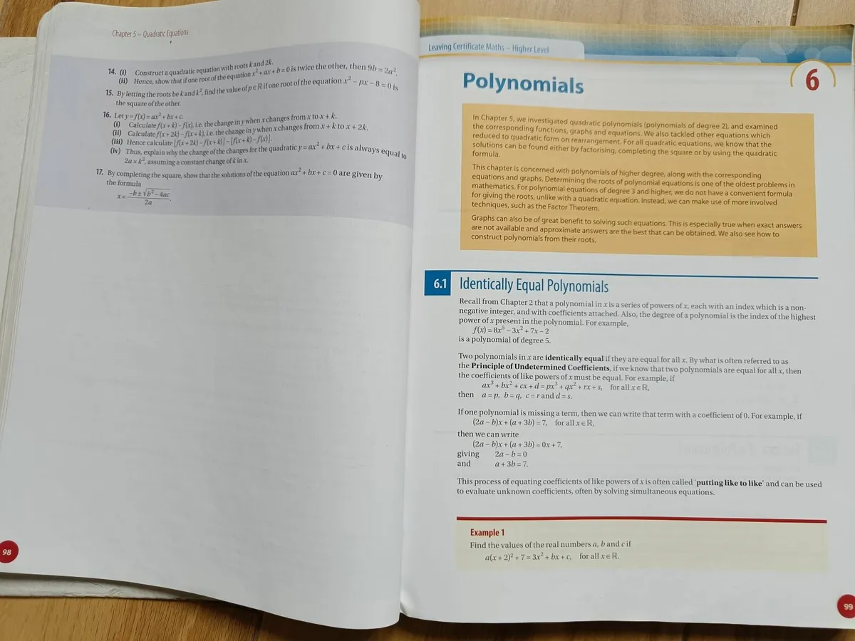 Leaving Cert Effective Maths 1 Textbook - Image 2