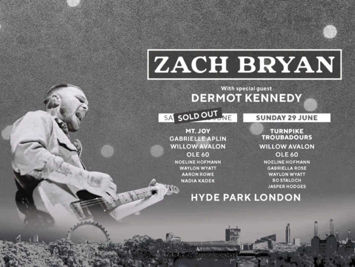 2x Zach Bryan tickets London