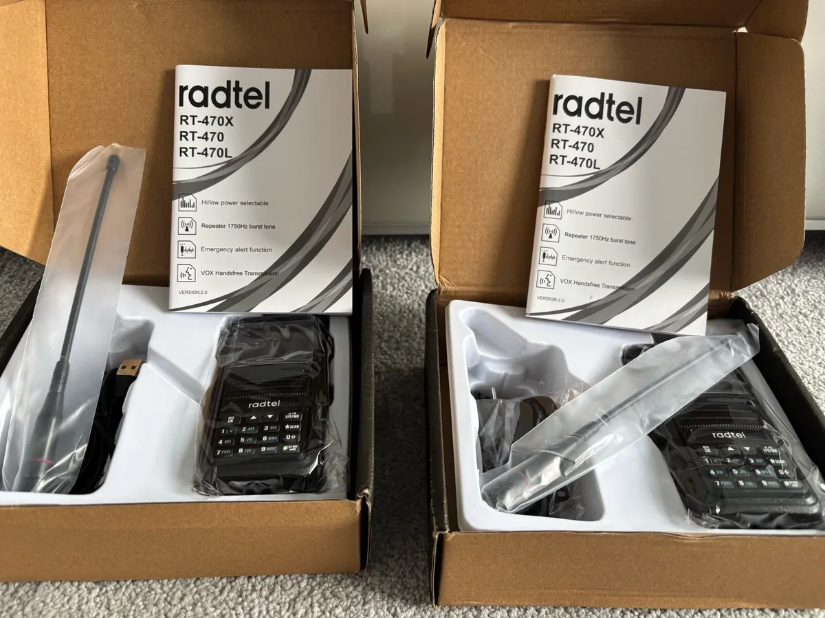4x Radtel RT-470X Professional Ham Radios - Image 3