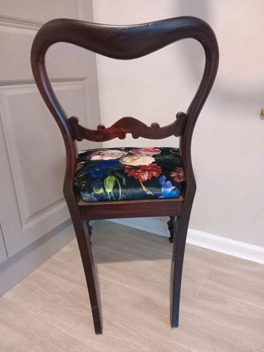 Recently restored Rosewood Ballon back ballroom chair, 1850sRecently restored Rosewood Balloon back ballroom chair, 1850s - Image 3