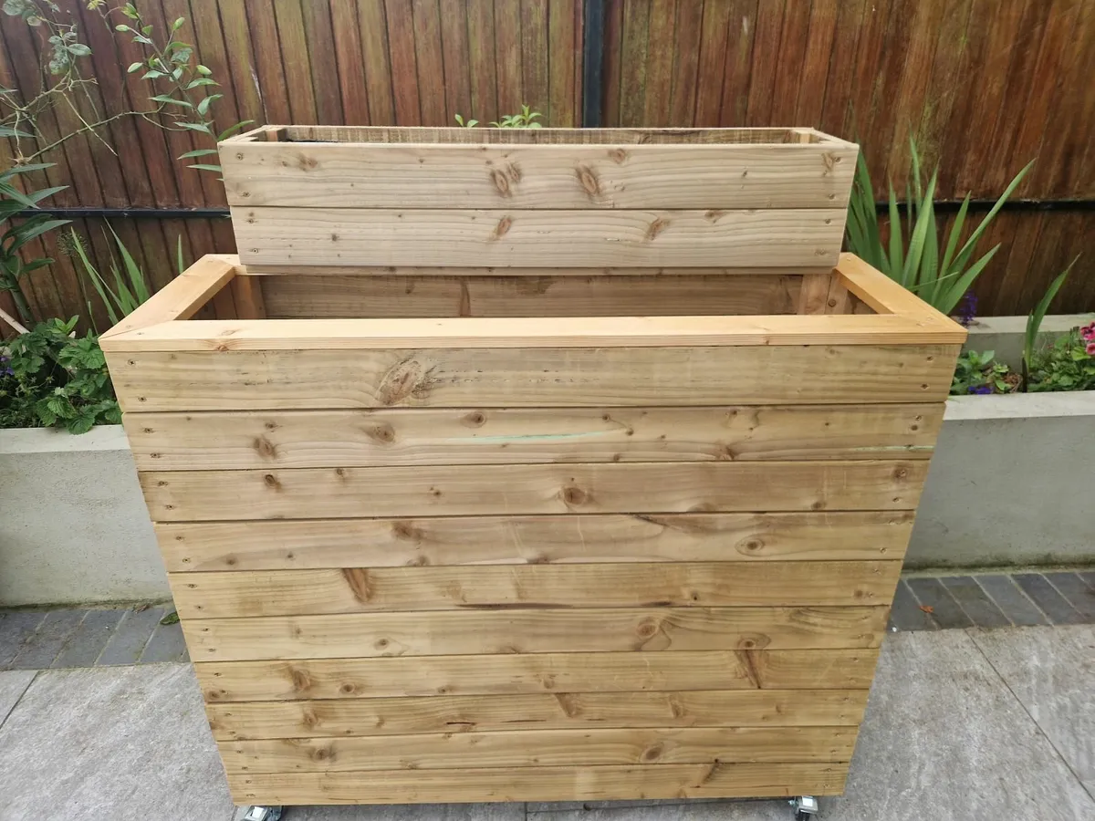 Handmade Timber Planters - Image 4