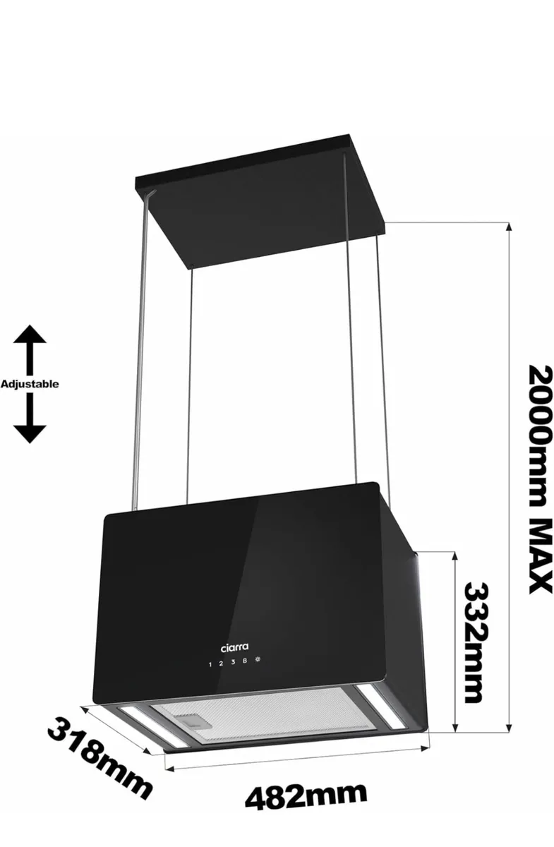 Island Cooker Hood/extractor fan - Image 3