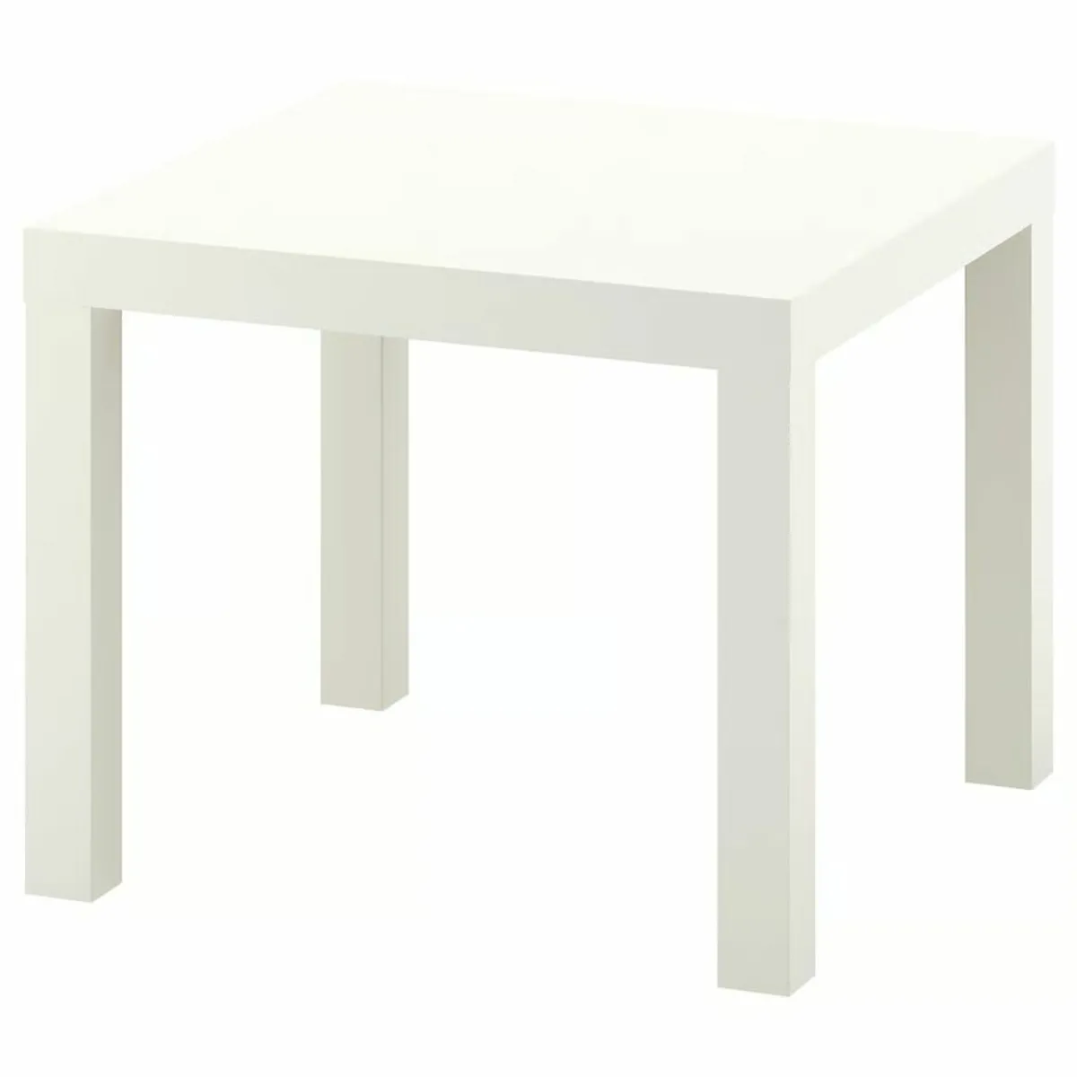 Side tables, white, 55x55 cm  and 35x35 cm - Image 2