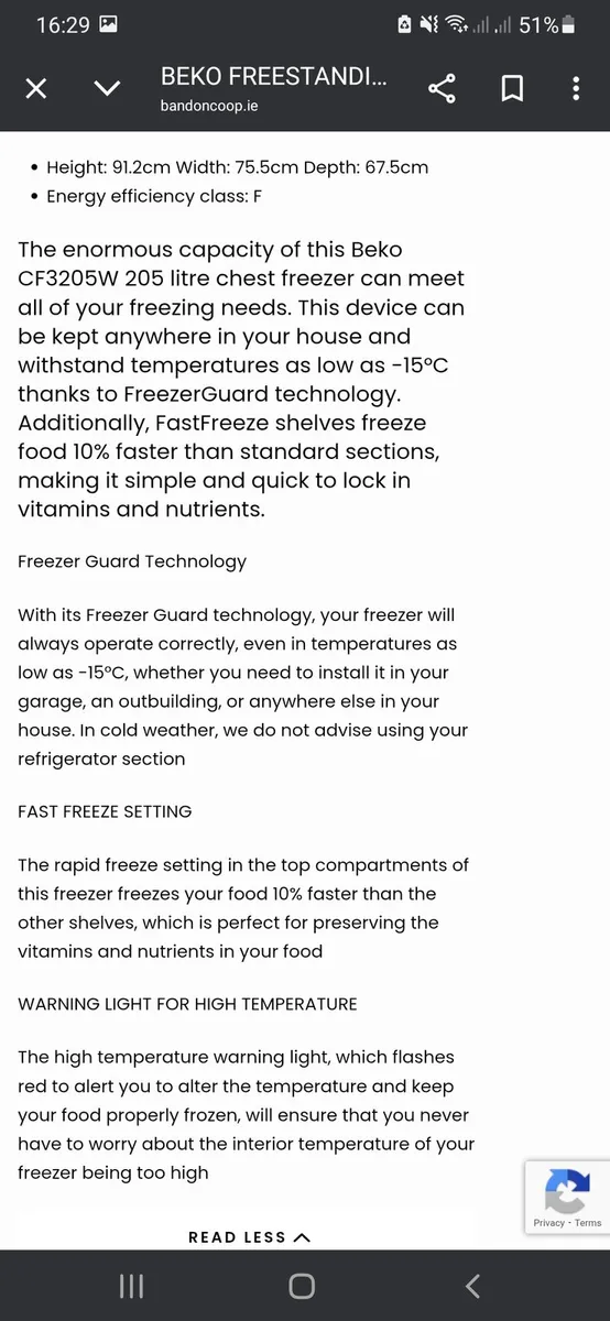 Chest freezer - Image 2