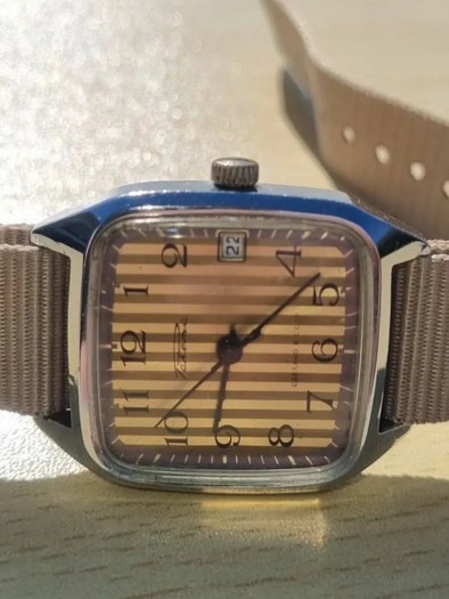 Vintage men's Soviet watch - Slava - Image 2