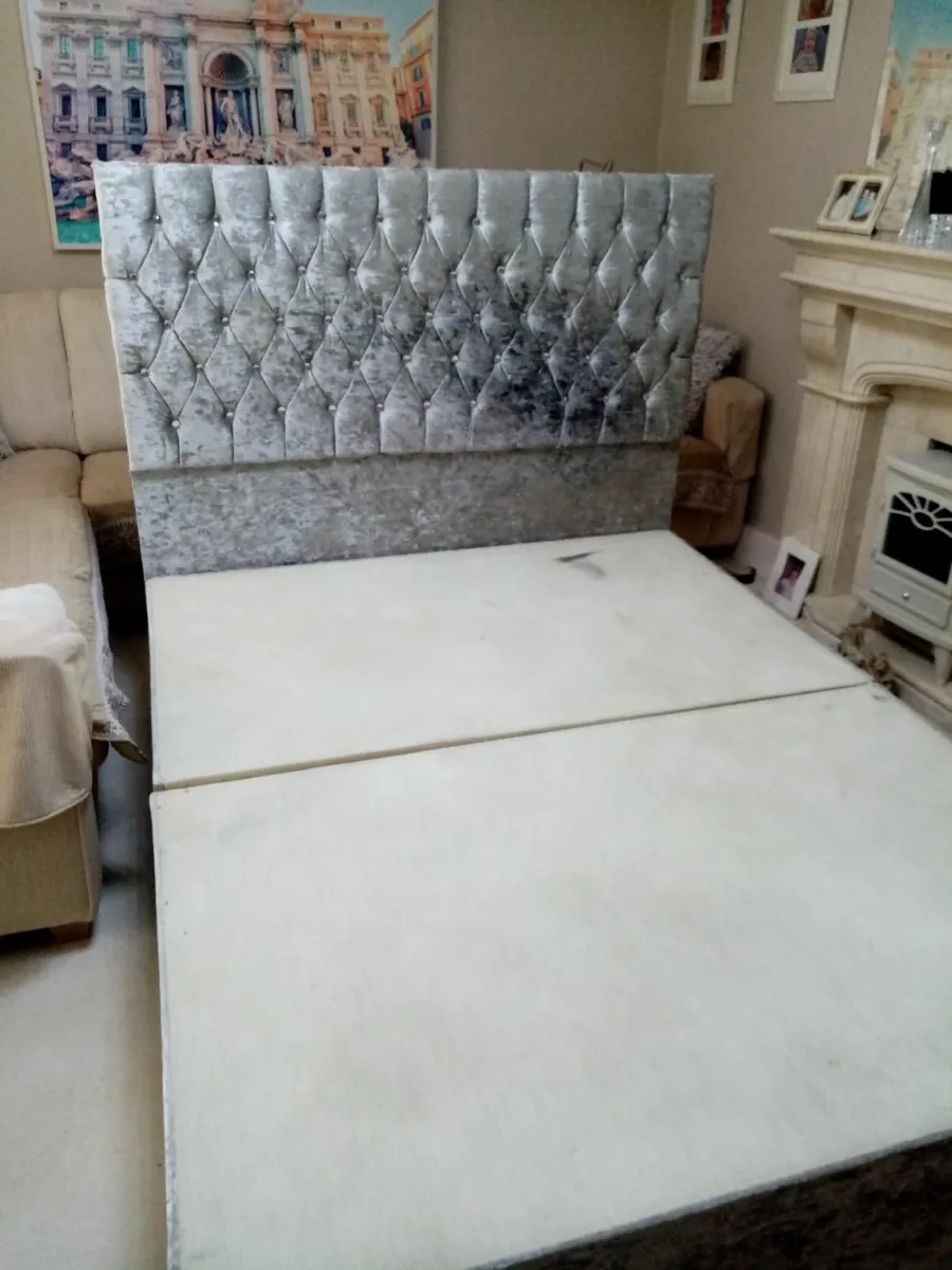 Bed & Headboard - Image 1