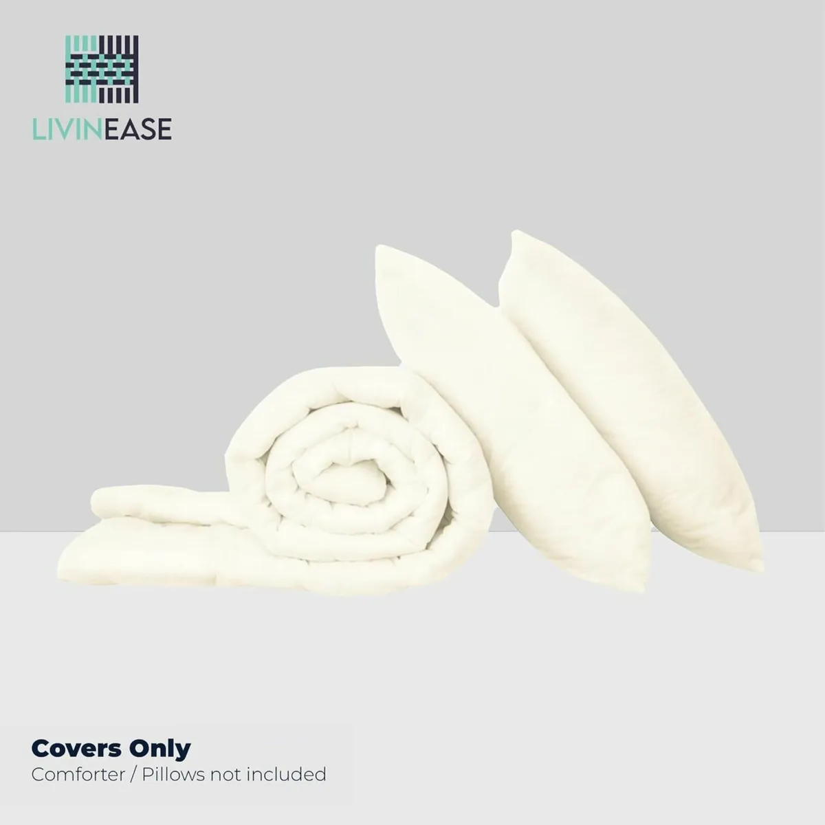 Double Duvet Cover Sets Cream Comfortable Hotel - Image 4