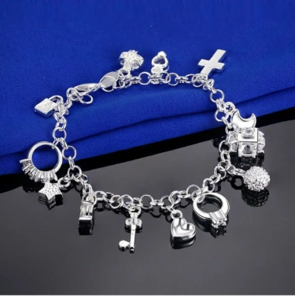 Girls Fashion Charm Bracelet, Free Post - Image 1