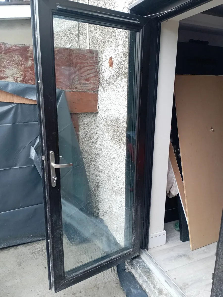 BlackTriple glazed Doors and Windows - 6 Years Old - Image 3