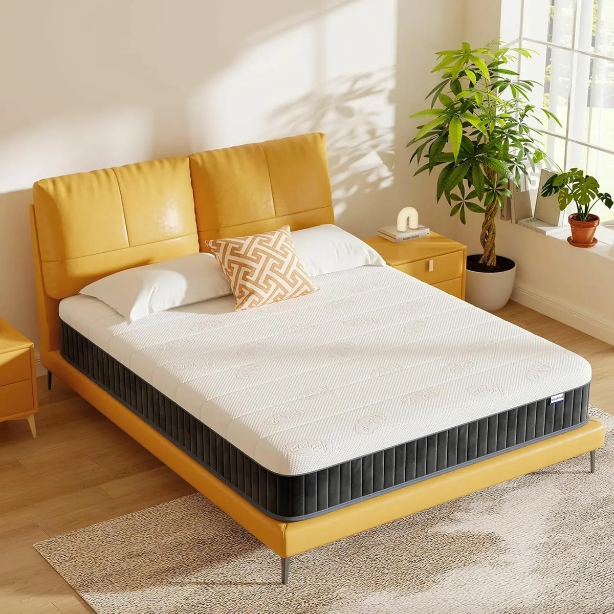 Single Mattress Medium Memory Foam 90x190x25cm - Image 1