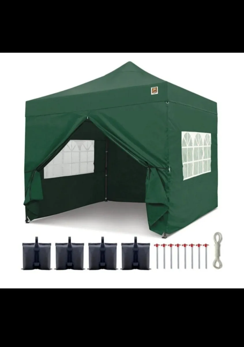 Gorilla Gazebo 3m x 3m Pop-Up Gazebo Green - Image 1
