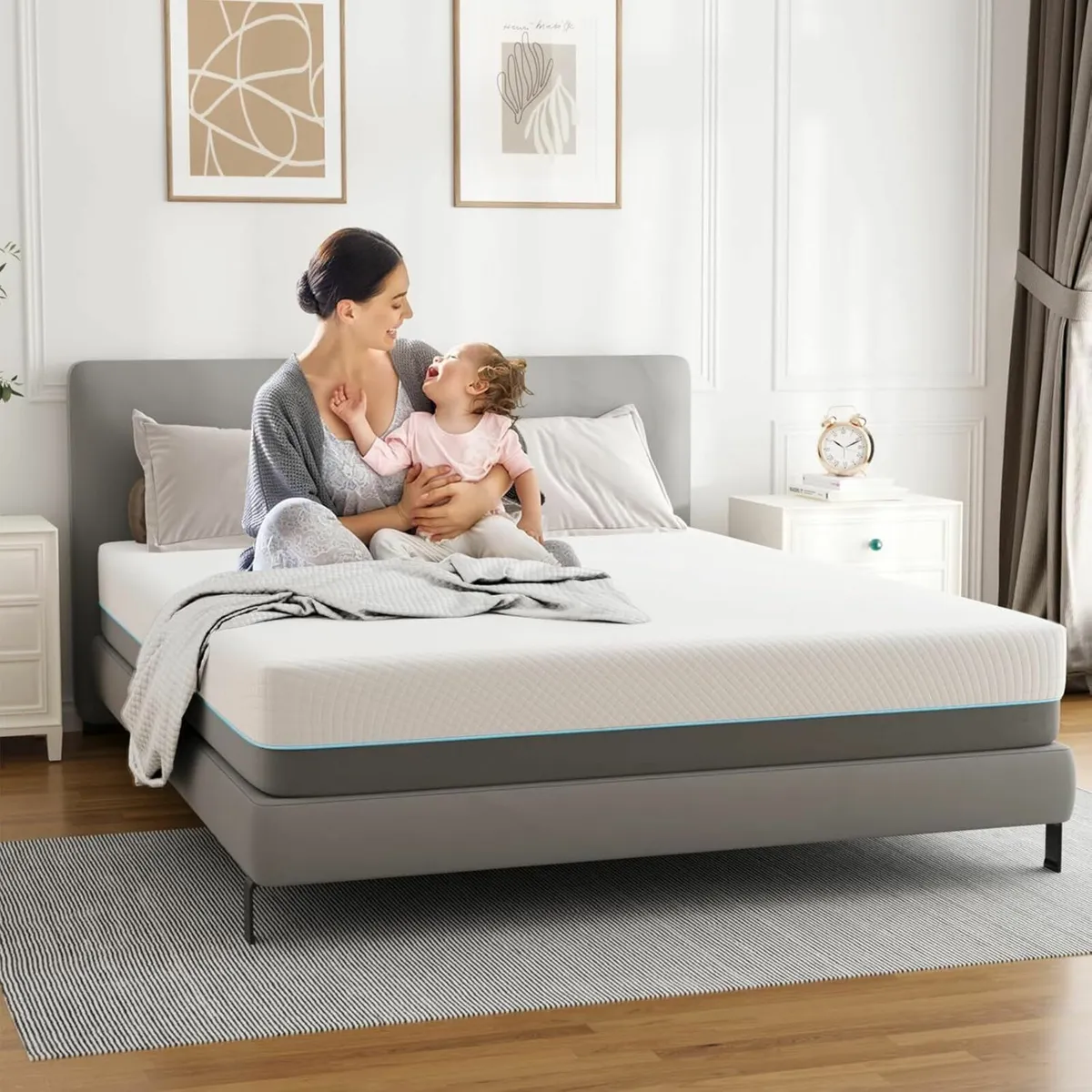 Memory Foam Mattress Double Soft 135x190x20cm - Image 1